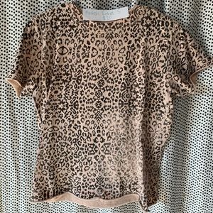 Cheetah Print Tee
